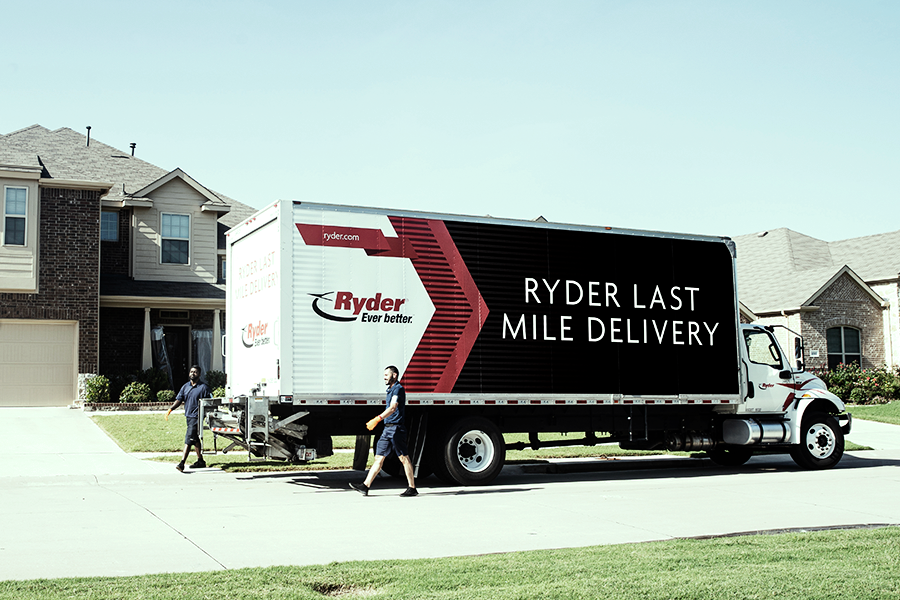 last mile delivery truck for healthcare companies